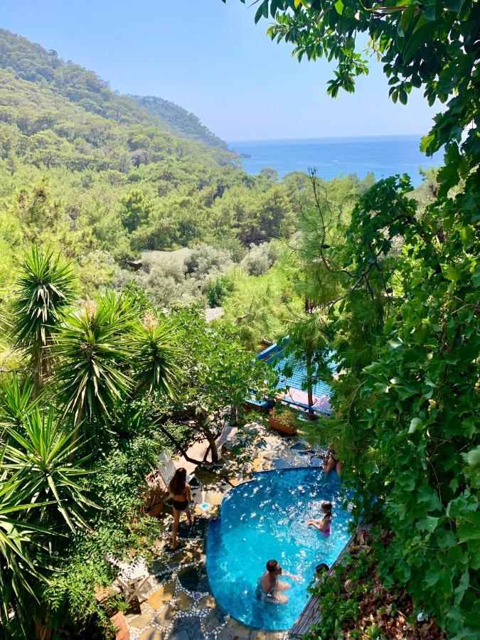 Large Bungalow With Sea View In Kabak Bay, Oeluedeniz フェティエ エクステリア 写真